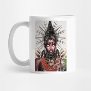 ANYANWU - IGBO AFRICAN SUN GODDESS BY SIRIUS UGO ART Mug